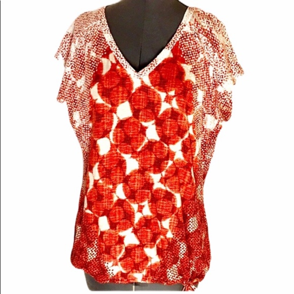 🔴New Directions Weekend Women Blouse Cotton L